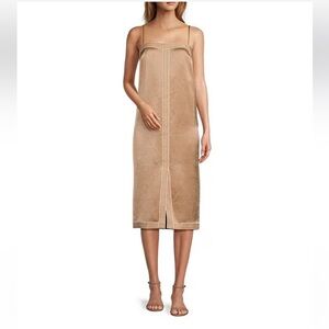 ANTONIO MELANI Tan Sleeveless Dress